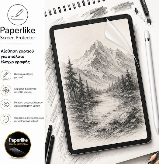 Μεμβράνη Προστασίας Γραφής Matte Hydrogel Tablet Samsung Galaxy Tab S9 Fe
