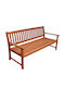 George Outdoor Bench Wooden 160x64x90cm