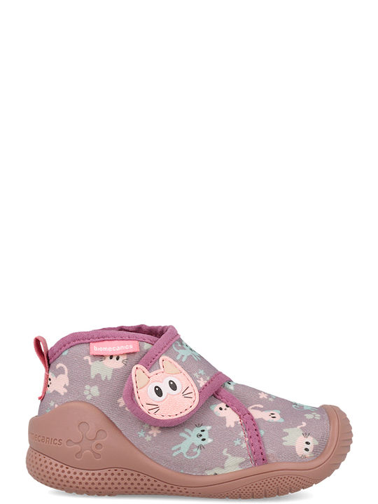 Biomecanics Anatomische Kinderhausschuhe Stiefel Flieder Biomecanics Anatomische Kinderhausschuhe Stiefel Flieder