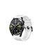 Premium-one Σιλικόνης Black Buckle Xiaomi Watch 5 47mm White