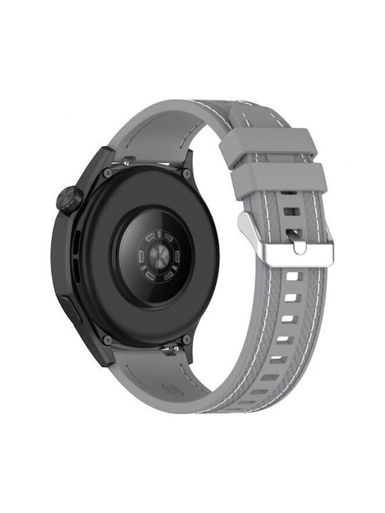 Tragbares Band Silikon 22mm Zwei-Seiten-Steppung Xiaomi Watch 5 47mm Grau