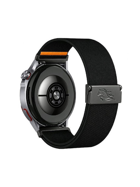 Кайшка Mustang Fabric Series 22mm Xiaomi Watch 5 47mm Черна