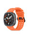 Tech-Protect Tragbare Bänder Silikon Orange Für Galaxy Watch Ultra