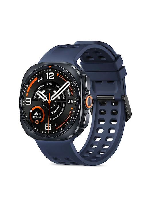 Tech-Protect Silikonarmband Marineblau für Galaxy Watch Ultra