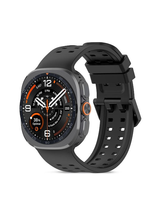 Tech-Protect Λουράκι Σιλικόνης Μαύρο (Galaxy Watch Ultra / Ultra 2)