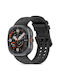 Tech-Protect Λουράκι Σιλικόνης Μαύρο (Galaxy Watch Ultra / Ultra 2)