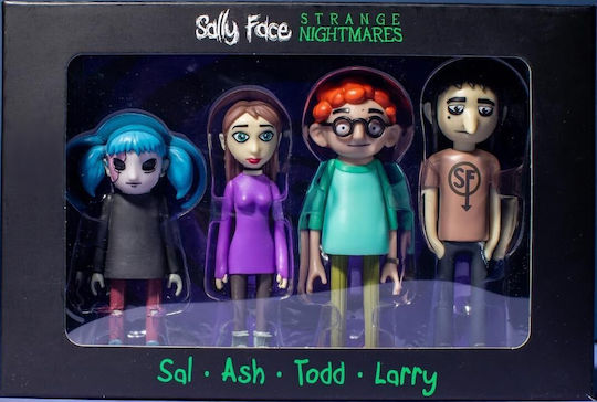Maestro Media Sally Face Strange Nightmares 4 Figure Pack Stand