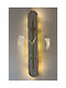 SteweHome Leise Wanduhr Digital Spiegel Transparent 60x33cm