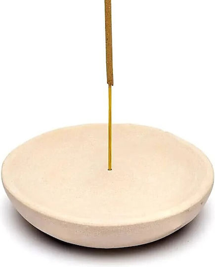 Bază din Piatră pentru Bețișoare Aromatice sau Conuri Natural Roz din Nisip 10cm
