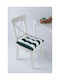 SteweHome Gartenstuhlkissen Grau Und Creme 40x40cm