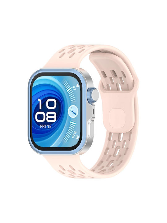 Silikon Hülle in Rosa Farbe für Huawei Watch Fit 3 / 4 / 5 / 4 Pro / 5 Pro