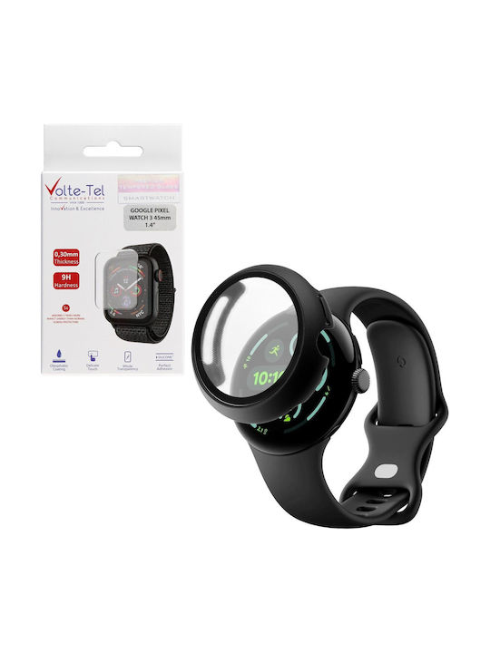 Volte-Tel Пластмасов калъф в черен цвят за Google Pixel Watch 3