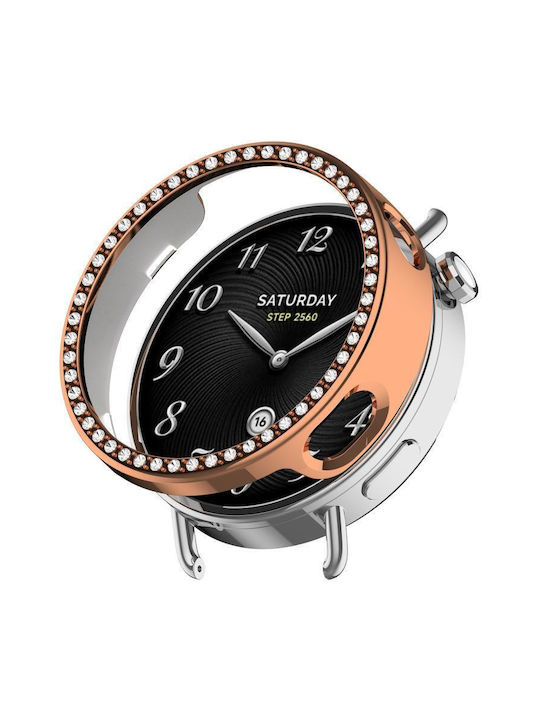 Carcasă Protectoare din Plastic în Culoare Rose Gold pentru Xiaomi Watch S4