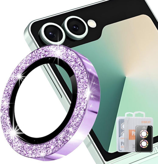 Enkay Camera Protection Tempered Glass Purple for Samsung Galaxy Z Flip8 5g