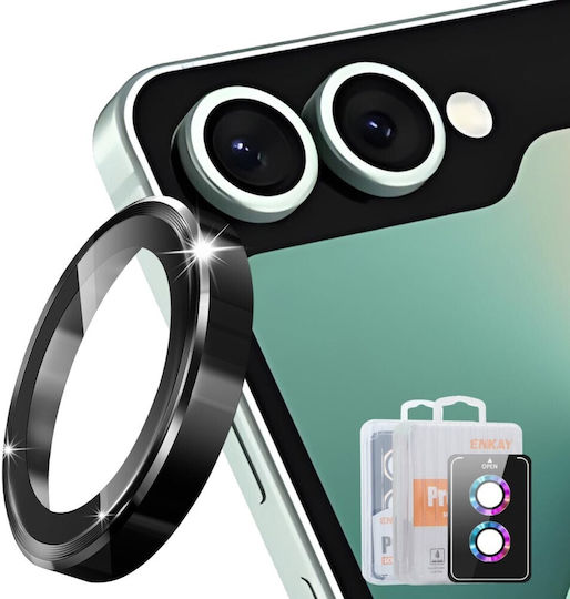 Enkay Camera Protection Tempered Glass Black for Samsung Galaxy Z Flip8 5g