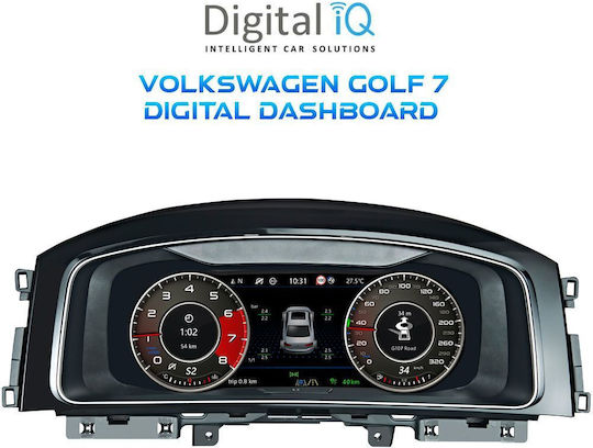 Digital Iq Dyl 747_dc 12.5" Digital Instrument Cluster Vw Golf 7 7.5 Gti R R Line Mod 2013-2020 Hdmi Input