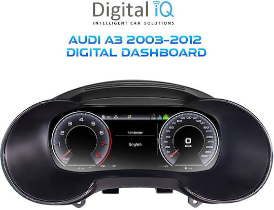 Digital Iq Dyl 914_dc 12.3in Digital Instrument Cluster Audi A3 8p Mod 2003-2012 Hdmi Input