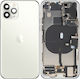 Капак на батерията Задно стъкло Средна рамка Apple Iphone 11 Pro Пълни резервни части Сребрист Изтеглен Клас А