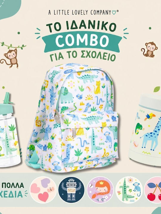 A Little Lovely Company Παγούρι Tritan Μαζί Σχο...