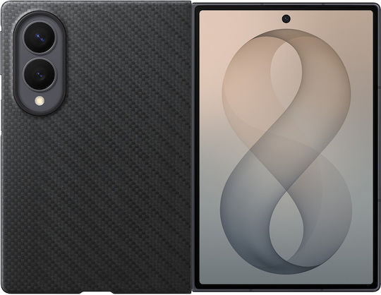 Samsung Carbon Magnet Back Cover Plastic Tempered Glass Aramid Fiber Black Galaxy Z Fold8