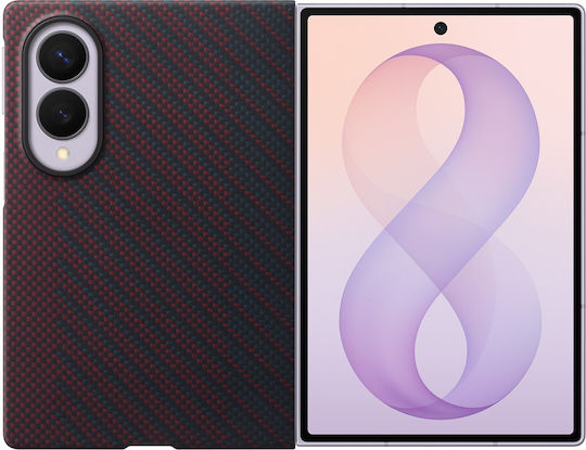 Samsung Карбонова Магнитна Задна Корица Арамидно Влакно Лилава Galaxy Z Fold8