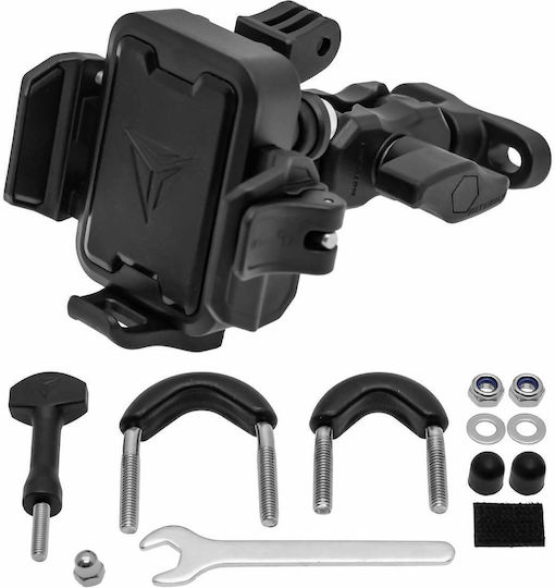Motowolf Motorcycle Phone Mount with Adjustable Arm for Mirror