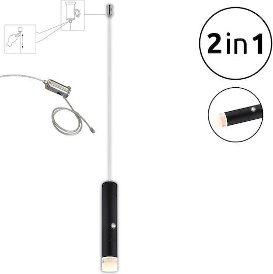 Globo Lighting Lumină Suspendată Neagră