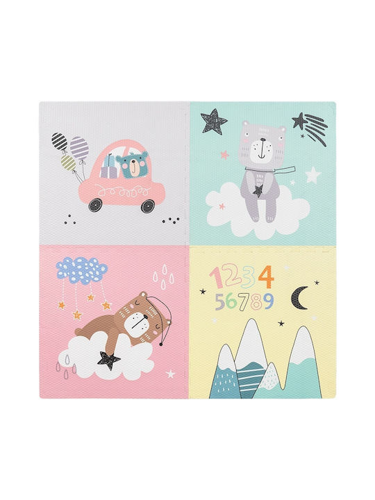 Rebel Covor pentru copii Multicolor 120x120cm