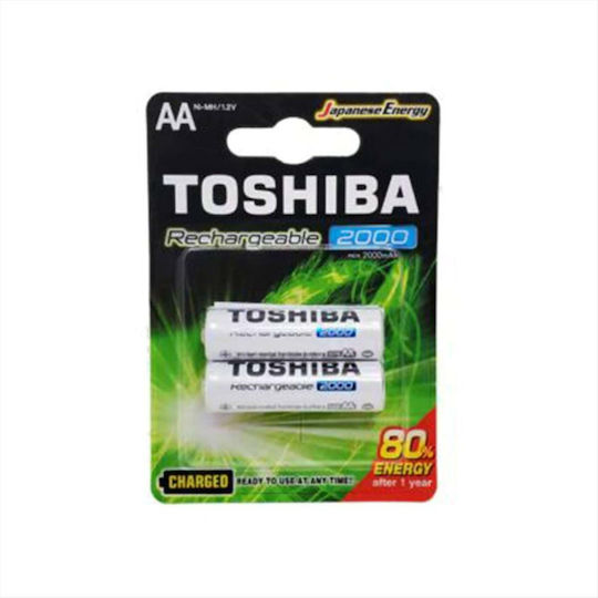 Toshiba Презареждащи батерии AA Ni-MH 2000mAh 1.2V 2бр