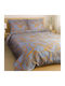Darymex Cotton Duvet Cover Set 160x200cm Single With Pillowcase Grey