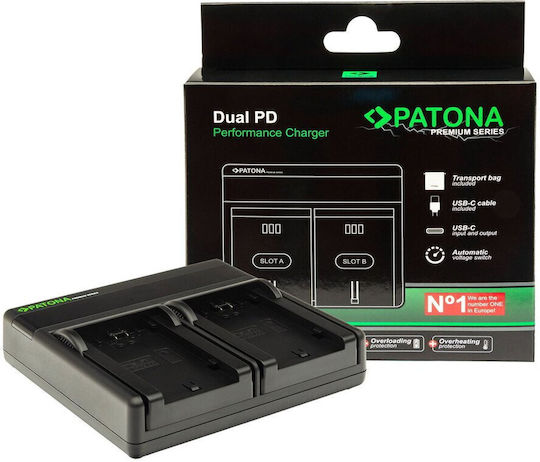 Patona Încărcător Dublu De Baterii Premium Compatibil Cu Fujifilm