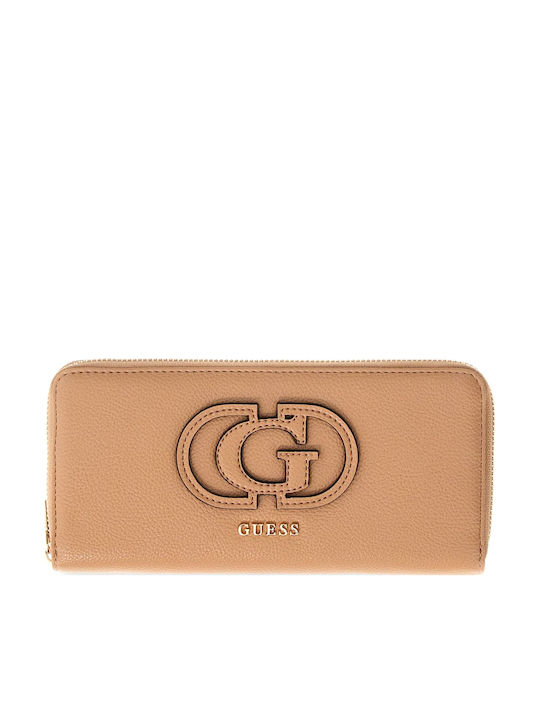 Guess Wallet Голяма дамска портмоне Бежов