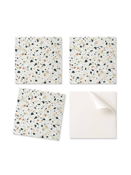 Set de Plăci de Pardoseală din Vinil cu Model de Piatră pe Fundal 20x20x20 cm
