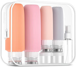Reise-Fläschchen Silikon Transparent Mit Hülle Reise-Fläschchen Silikon Transparent Mit Hülle