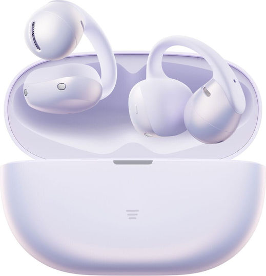 Shokz OpenDots Air Open Ear Bluetooth Handsfree Headphones with Sweat Resistance and Charging Case Purple