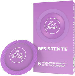 Love Match Condoms 6 pcs Natural