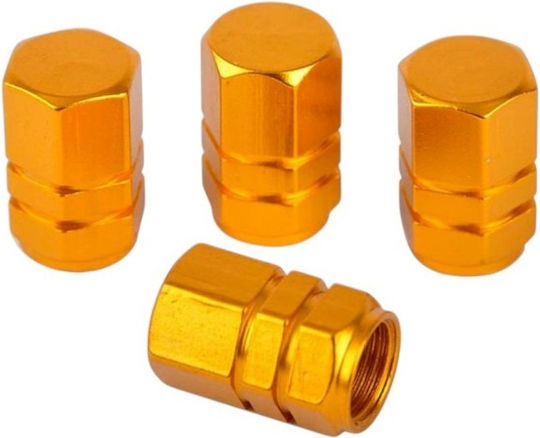 Car Tire Valve Cap R-z17104-4u 140521 Gold Tr264313