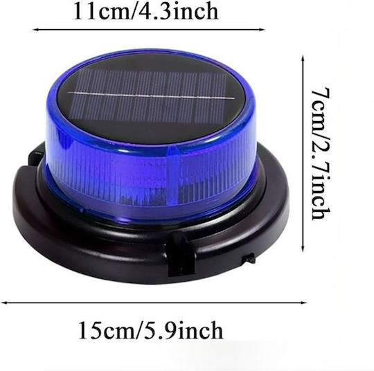 Solar Beacon Blue Remote Control Jn-07113 Rl16687