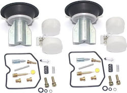 Set Piese De Schimb Pentru Carburator Kawasaki Kle 500cc Membrane Roc Acoperă Două Carburatoare124195