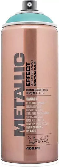Montana Cans Acryl Sprühfarbe mit Metallischem Effekt Gold Metallic Aztec Gold 400ml