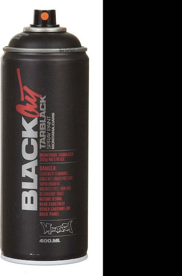 Montana Cans Montana Cans Sprühfarbe Blackout Tarblack mit Matt Effekt Schwarz 400ml