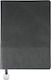 Flexy Leatherette Dyed Edges & Metal Detail Set 40 Notebooks 112 Sheets Ruled Grey (Personalized)