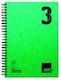 AG Trees Simple Spiral Notepad B6 3 Pieces