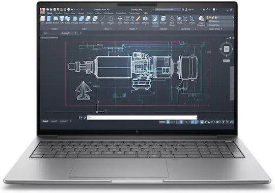 HP Zbook 8 G1i 16 16" UHD 120Hz (Ultra 7-265H/32GB/250GB SSD/RTX 500 Ada/W11 Pro) (Международна английска клавиатура)
