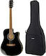 Harley Benton Cld-60sce Bk Cust Line Bundle Ηλεκτροακουστική Κιθάρα