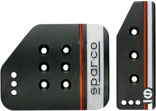 Autopedale 2 Stück Sparco Automarke Hw-0305b Schwarz