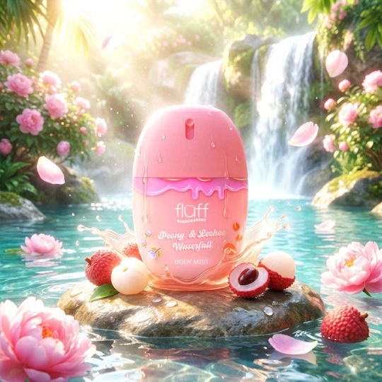 Fluff Спрей за тяло Peony & Lychee Waterfall 50ml