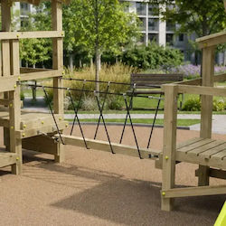 White Rhino Wooden Tower Playground Toy
