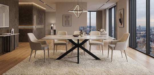 Stratford Dining Room White 80x80x75cm