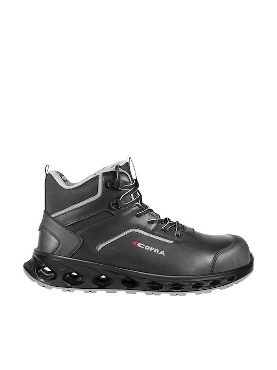 Cofra Safety Boot Black S3S with Certification ESD FO SR